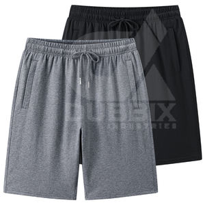 Shorts de plage décontractés pour hommes, séchage rapide, couleur unie, légers, anti-froissement, taille élastique, mi-hauteur, shorts de basket-ball - Product Image 5