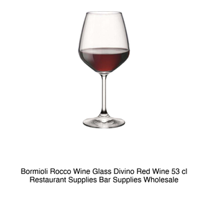 Verre à vin Bormioli Rocco Divino pour vin rouge 53 cl, fournitures pour restaurants, fournitures pour bars, vente en gros - Product Image 2