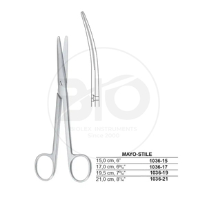 Tijeras de Disección Metzenbaum Slim, Acero Premium, Base Manual, Instrumento Quirúrgico Duradero, Tamaño Personalizado para Cirugía Plástica - Product Image 1