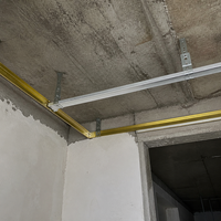 Promotion : Profilé d'angle en acier galvanisé de qualité supérieure en forme de U JK WA 50 pour système de cloison sèche et bordure de mur/plafond