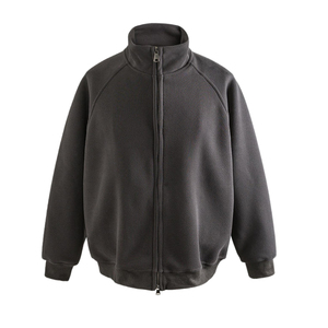 Sweat-shirt à col zippé sur mesure pour homme, en molleton de coton de qualité supérieure, décontracté, tendance, athlétique, streetwear - Product Image 4