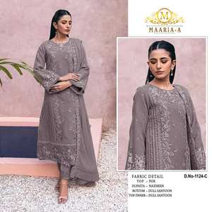 Vêtements d'extérieur pour femmes de qualité supérieure Salwar Kameez pakistanais avec Dupatta assorti disponible en quantité en vrac d'Inde - Product Image 4