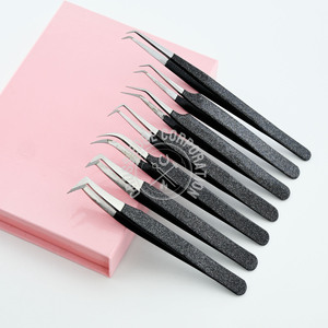 Bulk Mega Lash Extension Volume <b>Boot</b> Isolation Tweezer Diamond Nano Grip Microfiber Eyelash Tweezers <b>Spring</b> Trim Scissor Volume - Product Image 1