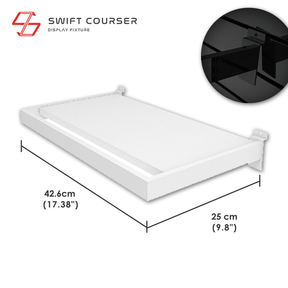 Frame (White) + Metal Shelf (White)