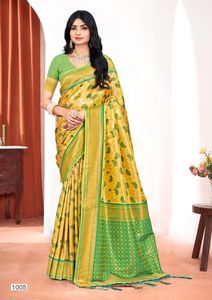 Nouveau sari en soie kanjivaram en vente en ligne - Product Image 3
