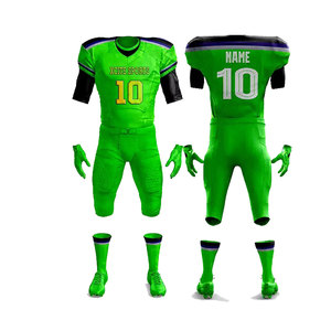 Ensemble d'uniformes de football américain personnalisés 2025 pour garçons Style unique à manches courtes pour la saison estivale de l'équipe nationale - Product Image 1
