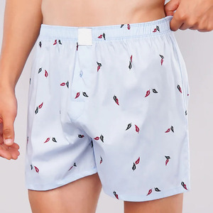 Calzoncillos bóxer ligeros con estampado personalizado para hombre, calzoncillos cómodos, a la venta, MOQ bajo, hechos en Pakistán, 100% algodón - Product Image 1