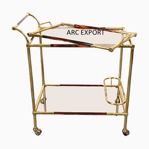Chariot de service de nourriture de conception standard dernier de couleur d'or et noire hôtel et mariage dîner Ware chariot de service de nourriture - Product Image 3