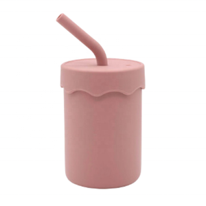 ถ้วยซิลิโคนหัดเดินพร้อมฝาหลอด - Product Image 1