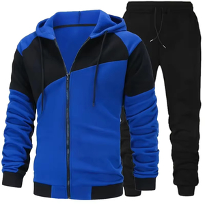 Chándal de hombre hecho a medida, chándal de calidad para hombre, tejido polar para correr, estilo informal, cierre de cremallera, precio al por mayor impreso - Product Image 1