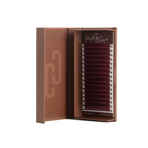 Charmlash Fournitures pour cils Vente en gros de plateaux de cils Vente en gros d'extensions de cils russes en volume brun Mat brun Aspect naturel - Product Image 3