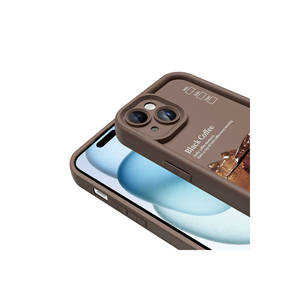 Coque de téléphone en silicone premium Netzy SAFA Klas pour iPhone 15 Plus, protection de l'appareil photo, surface arrière imprimée, artisanat électro-plaqué - Product Image 6
