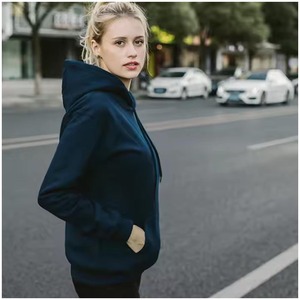 Hombres Mujeres Sudaderas con capucha al por mayor de gran tamaño Streetwear Custom Print Logo Pullover Sudadera - Product Image 4