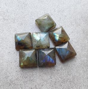 Cabujón de labradorita Natural, pirámide de alto pulido, 3mm, 5mm, 10mm, 12mm y todos los tamaños calibrados disponibles para la fabricación de pulseras de plata - Product Image 5