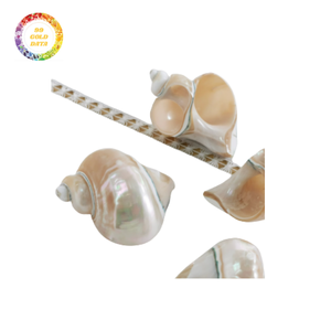 Elegantes servilleteros de concha marina para bodas y eventos con artesanía duradera y precio económico - Product Image 2