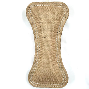 Nouveau jouet haltère en corde de jute écologique et durable pour chiens, fournitures de jeu pour chiens fabriquées en Inde - Product Image 1