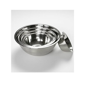 Elegante cuenco de acero inoxidable con acabado de espejo ideal para exhibir comida en banquetes, bodas y cenas. - Product Image 6