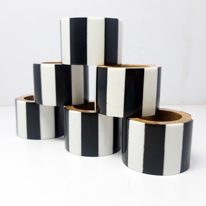 <b>Top</b> Quality Custom Color Design <b>Epoxy</b> <b>Resin</b> Decorative Napkin Holder Rings Napkin Holder for Wedding Napkin Ring for Best Sale - Product Image 2