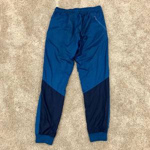 Men's Casual Straight Leg <b>Trousers</b> Custom Embroidered Logo Breathable Waterproof Windbreaker Polyester Nylon Track <b>Elastic</b> <b>Waist</b> - Product Image 2