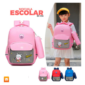 Sac à dos scolaire Kawaii avec trousse à crayons pour étudiants et enfants - Couleurs assorties - Product Image 2