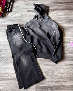 Ensemble sweat-shirt à capuche élégant inspiré de la sororité grecque et jogger confortable, tenue décontractée tendance pour une ambiance de campus ultime - Product Image 5