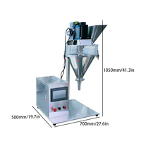 Machine de remplissage de poudre à vis doseuse pour le pesage de poudre chimique cosmétique de lait en sac de 5 kg