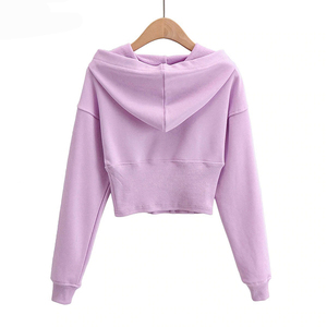 Nouveauté 2025 : Sweat-shirts courts en molleton pour femmes, tendance, de haute qualité, design personnalisé, vente chaude - Product Image 2