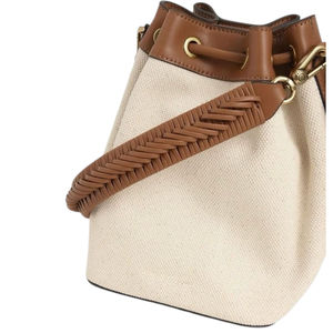 Sac seau à bandoulière réglable en toile vintage pour femme, nouveau modèle 2026, avec poignée premium et cordon de serrage, haute qualité - Product Image 4