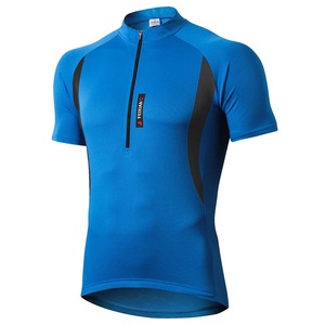 Jersey de Ciclismo Ligero Personalizado de Fábrica para Hombre, Manga Corta, Color Sólido, Cómodo para Carretera y Montaña - Product Image 1