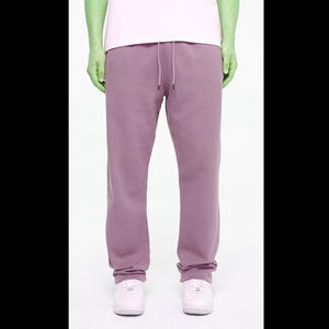 Pantalones de chándal de algodón pesado de 350G-400G personalizados para hombre, pantalones de chándal de pierna recta con pierna ancha, estilo informal, pantalones de chándal para hombre en blanco - Product Image 3