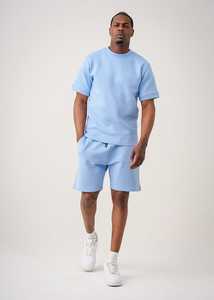 2025 été nouvelle mode haute qualité imprimé coton Polyester hommes décontracté Fitness porter ensemble t-shirt et Shorts - Product Image 4