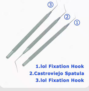 Instrument ophtalmique de cataracte en acier inoxydable 21 pièces avec plateau de stérilisation en aluminium Instrument BySurgiright approuvé CE - Product Image 2