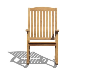 Sillas mecedoras para sala de estar, ideales para relajarse en casa, hechas de madera de teca, probadas para ser resistentes y duraderas. - Product Image 5