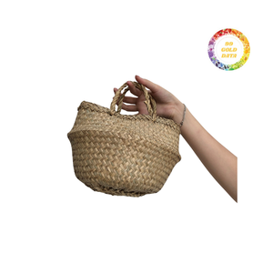 Artisan Crafted Seagrass Hamper Durable Élégant pour les draps de blanchisserie - Product Image 3