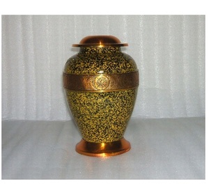 Urnas de cremación 2023 simples y únicas Acabado elegante para suministros funerarios Urnas de metal en precio al por mayor Nuevas últimas urnas de recuerdo - Product Image 3