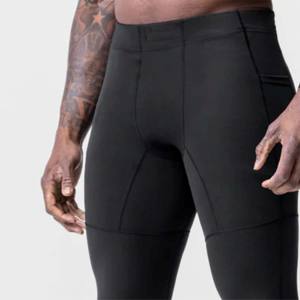 Mallas de compresión para hombre de alto rendimiento para correr, entrenamientos de gimnasio, mallas deportivas que absorben la humedad y de secado rápido - Product Image 6