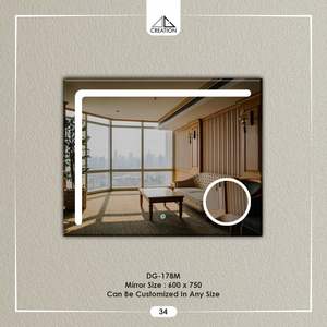 Mejora tu área de maquillaje con el espejo LED de aumento con iluminación definitiva. - Product Image 3