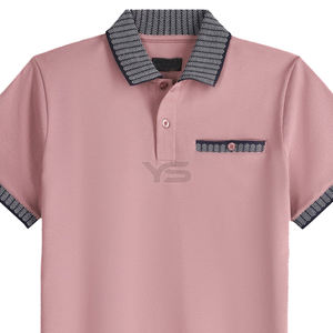 Polo liso de hombre con logotipo personalizado, polo informal deportivo de manga corta en blanco de secado rápido para golf, camisetas al por mayor - Product Image 4