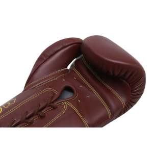 Guantes de Boxeo Eagle Eye de 12 oz en Cuero con Logotipo Personalizado, Equipo de MMA con Cordones en la Muñeca y Patrón Impreso para Uso Deportivo - Product Image 5