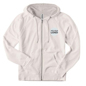 Sweat-shirt à capuche Bella + Canvas, coton léger, pull à capuche zippé - Product Image 3