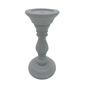 Pilar de vela de aluminio, piedra gris para decoración del hogar, mesa de comedor, soporte de vela, decoraciones espirituales, portavelas - Product Image 1