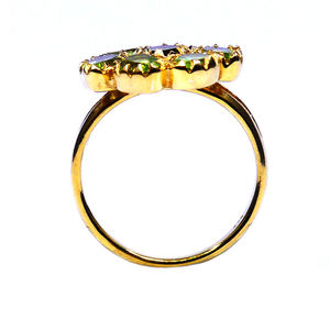 Ropa DE BODA Plata de Ley 925 Chapado en oro Peridot Gemstone Mujeres usan anillo de dedo de moda clásico - Product Image 5