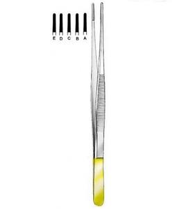 Waugh Dressing or Tissue Forceps Tweezers High Quality Stainless Steel Surgical Medical <b>Tools</b> Instrument - Product Image 4