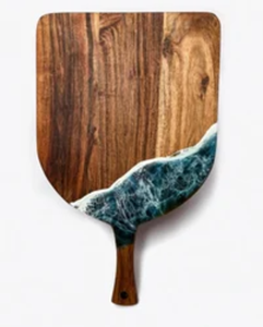 Tradebyd Planche à découper écologique en bois et résine sur mesure avec bois naturel - Product Image 1