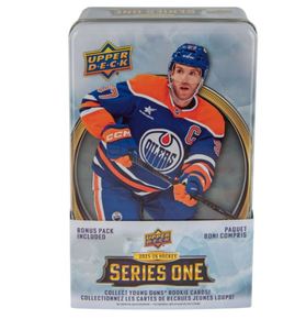 100% Authentic 2025-26 Upper Deck Series 1 Hockey <b>Tin</b> <b>Box</b> | Factory sealed Available for <b>Wholesale</b> Buyers - Product Image 3
