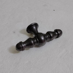 ลูกบิดตู้เคลือบเงาสีดำด้านสไตล์วินเทจแบบชนบทยาวราคาถูกส่งตรงจากผู้ผลิตสำหรับการใช้งานประตูและหน้าต่าง - Product Image 2