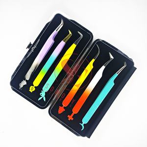 Pinzas para Pestañas de Acero Inoxidable Personalizables Somofy Enterprises, Punta Lisa de 10 mm, Duraderas, Precisas, con Agarre Fuerte, Nueva Parte Inferior - Product Image 5