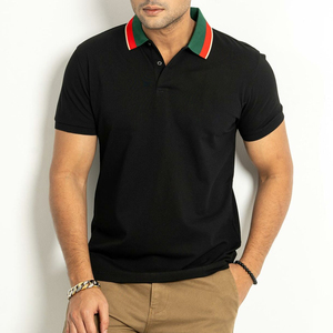 Polo pour hommes en tissu doux et confortable Design élégant Idéal pour les tenues de bureau décontractées ou les besoins essentiels de la mode au quotidien - Product Image 4
