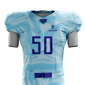 ชุดยูนิฟอร์มอเมริกันฟุตบอลแขนสั้นแบบใหม่ ระบายอากาศได้ดี ปรับแต่งได้ สำหรับผู้ชาย คุณภาพสูง เหมาะสำหรับทีม  มีจำหน่ายราคาส่ง - Product Image 3