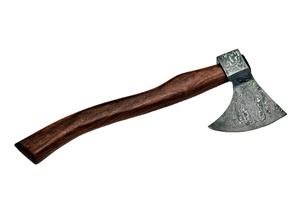 Hacha de acero de Damasco profesional de fábrica de cubiertos OEM ODM personalizada al por mayor con cabeza de hacha de acero al carbono hachas de grado industrial - Product Image 2